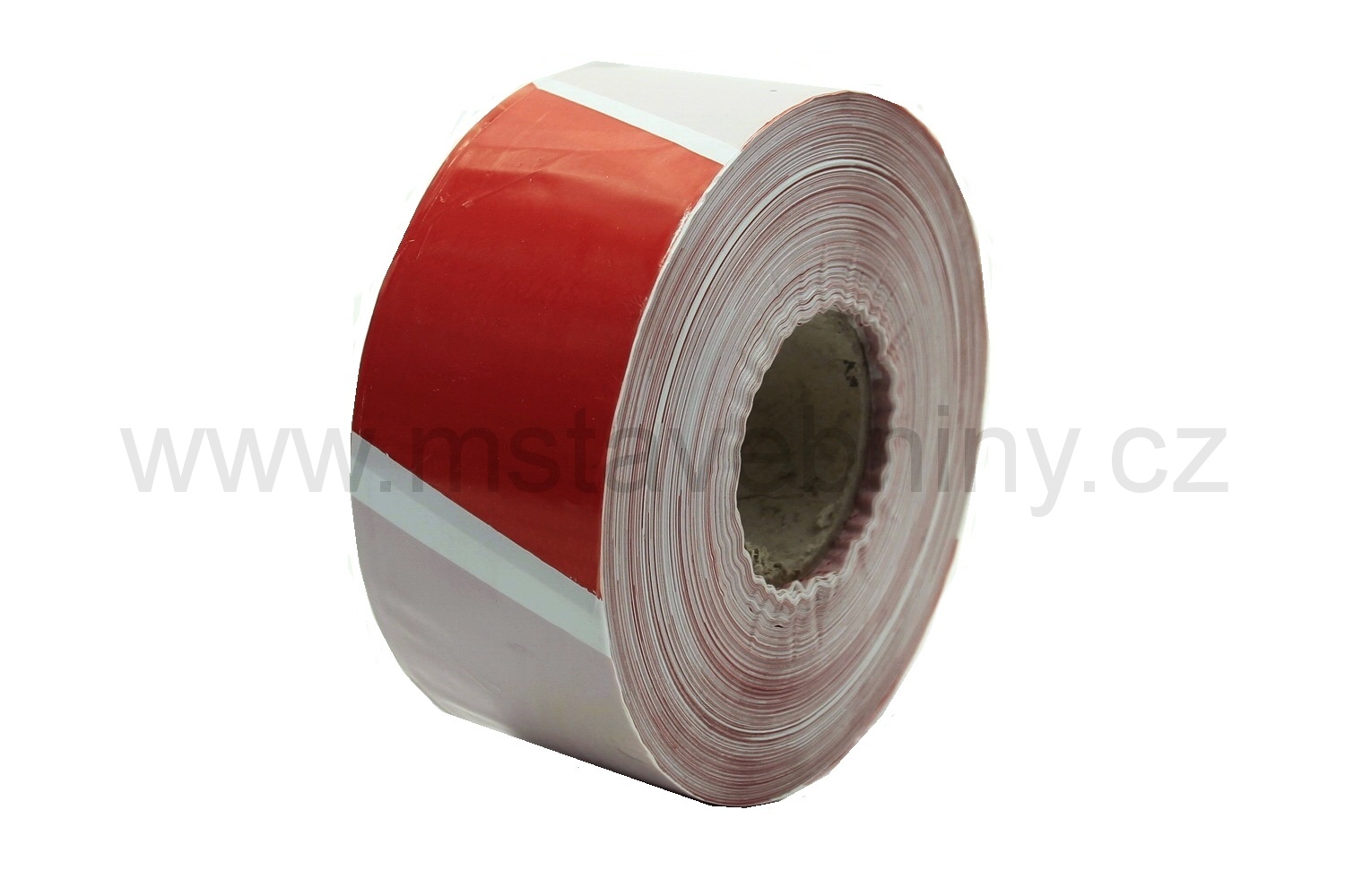 Páska výstražná 7cm/500m červeno-bílá